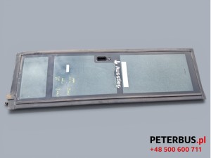 Drzwi tylne Mercedes Conecto O345, lewe skrzydło otwierane do tyłu pojazdu, wymiary ok. 218 x 67,5 cm (z uszczelkami), wymiary szyby 206,5 x 54 cm, oryginał, używane