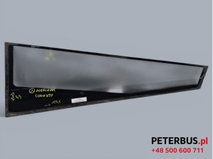 Szyba skośna, trójkątna przy kierowcy Mercedes O345 Conecto, wymiary 120 x 44 x 123,5 cm