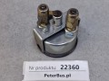 22360, Wskaźnik, zegar ciśnienia, podwójny, z dwoma wskazówkami, producent KFM, skala 0-1 MPa  (4).jpg