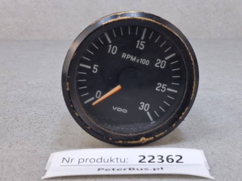 22362, Obrotomierz VDO, WWG 333 065 001X, VDO nr N 02 061 007, rok produkcji 1998, sprawny, używany, pęknięta obudowa tylna (przecena) (7).jpg
