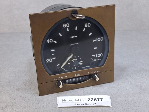 22677, Tachograf analogowy KIENZLE Typ 1318.27, na kluczyk, 24V, kwadratowy przód, MAN nr 81 27101 6347, TEMSA, rejestrujący pracę dwóch kierowców, rok produkcji 1997 (6).jpg