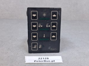 NIESPRAWNY Panel sterowania nawiewami, temperaturą, nadmuchem EOS Coach, HEAVAC nr 121.045, tylko na części, nie działa