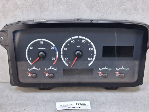 22686, Zegary, deska rozdzielcza autobusu SCANIA 1796373, hardware assy 1796375, EMC 1763544, 24V, 2007 rok, ICL D1, EcuAssy 1796346, Stoneridge, 1858789, obrotomierz, prędkościomierz, wyświetlacz (13).jpg