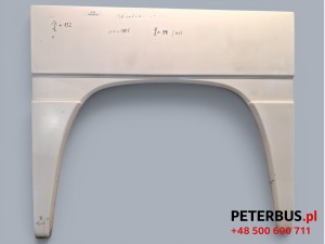 Błotnik, nadkole Mercedes O 350 Tourismo, wymiary wysokość 122 x 139,5 cm szerokości