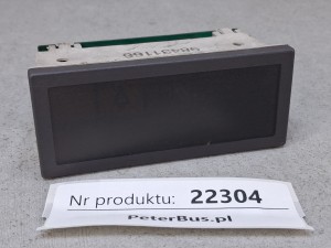 Panel, wyświetlacz kontrolek ostrzegawczych na pulpicie autobusu IVECO, nr CPE 6253, nr 98431166, kontrolki IVECO