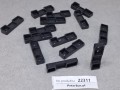 22311, Podkładka stabilizująca pod tackę, stolik składany montowany na tyle foteli pasażerskich, oznaczenie DR - na prawą stronę, 3 otwory montażowe, oryginał, wymiary 7 x 2 cm (6).jpg