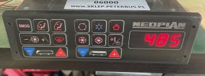 Panel sterowania klimatyzacją NEOPLAN N316, ogrzewaniem, temperaturą, Bader 0485.1A01, sprawdzony, w pełni sprawny, GWARANCJA 100% sprawności