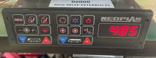 06000, Panel sterowania klimatyzacją NEOPLAN N316, ogrzewaniem, temperaturą, Bader 0485.1A01, sprawdzony, w pełni sprawny, GWARANCJA 100% sprawności (14).jpeg