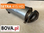 Tłumik środkowy układu wydechowego autobusu SETRA S415, S416, S417 HD, GT-HD, EURO 3
