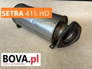 Tłumik środkowy układu wydechowego autobusu SETRA S415, S416, S417 HD, GT-HD, EURO 3
