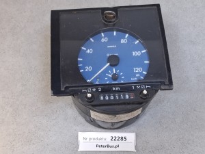 Tachograf analogowy Kienzle Typ 1318.27, Mercedes VARIO, zamykany na kluczyk, otwierany do przodu  - ODERWANY ELEMENT