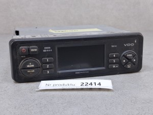 Radio VDO TR 114, zasilanie 12V, sprawne, sprawdzone, wymaga wyczyszczenia, gotowe do podłączenia