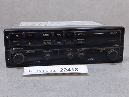 22418, Wzmacniacz autobusowy  BLAUPUNKT BCA 05, nr 7 607 005 200 5, panel sterownia RADIO, kaseta, CD, video   - 100% sprawny -   (4).jpg