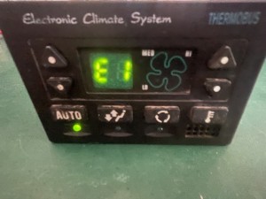 Panel sterowania, sterownik klimatyzacji, temperatury, nawiewu Condizionatore Autista 02.17.020 vers. 15, THERMOBUS Elecrtonic Climate System, sprawdzony, w pełni sprawny