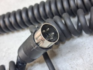 Przewód, kabel do mikrofonu autobusowego, 4 PINy, używany, sprawny, sprawdzony