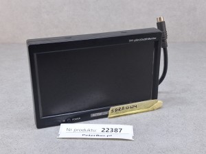 Monitor do kamery cofania ACTIA 16:9, 7 cali, TFT LCD CLOLOR, wymiary 17 x 11,5 cm, sprawy, sprawdzony, SCANIA i4