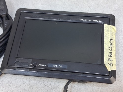 22392, Monitor kamery cofania TFT LCD color, wymiary 12 x 17 cm, wraz z okablowaniem, model TM-6169, sprawny, sprawdzony, gotowy do użytkowania (4).jpg