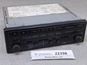 Wzmacniacz autobusowy  BLAUPUNKT BCA 05, nr 7 607 005 200 5, panel sterownia RADIO, kaseta, CD, video   - 100% sprawny 