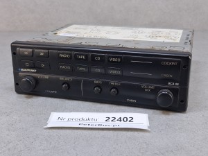 Wzmacniacz autobusowy  BLAUPUNKT BCA 05, nr 7 607 005 200 5, panel sterownia RADIO, kaseta, CD, video   - 100% sprawny 