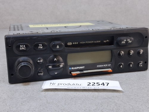 22547, USZKODZONE radio BLAUPUNKT ESSEN RCR 127, nr 7 646 712 010, niesprawne, na części, dawca podzespołów (4).jpg