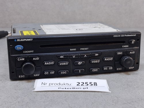 22558, Wzmacniacz autobusowy, BLAUPUNKT CCU 01 CD Professional  - niesprawny CD - poza tym 100% GWARANCJA pełnej sprawności  (1).jpg