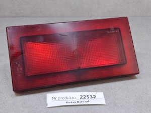 Lampa tylna, stop, pozycja, czerwona, prostokątna, wymiary klosza 22 x 11 cm, FARPLAS