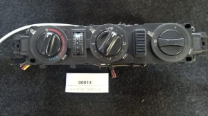 Air Ventilation and Blown-Air Temperature Control Panel