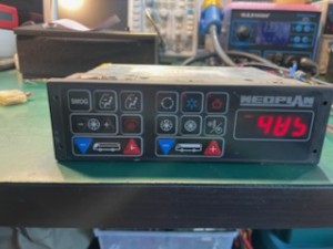Panneau de commande de climatisation, chauffage et température NEOPLAN N316, Bader 0485.1A01, testé, entièrement fonctionnel, garantie de fonctionnement à 100 % (1)
