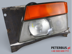 Lampa zespolona SETRA S315 UL, NF, GT, LEWY przód nr 0 301 011 011, oryginał  BOSCH, wraz z kierunkowskazem, nr 1305 235 196, ze stelażem mocującym i uszczelkami, bez odprysków, kompletna
