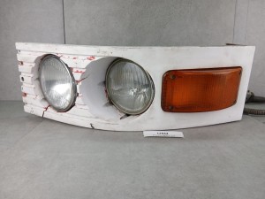 Narożnik lewy przód VAN HOOL T815, kierunkowskaz, lampy przednie okrągłe, reflektor, HELLA 14464 R8, HELLA 805-126082, HELLA 6R0132614