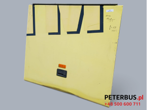 Klapa kufra bagażowego autokaru VOLVO 9900, oryginał, wymiary szerokość 148,5 x 128 cm wysokość, widoczne wgniecenie na dole