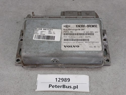 12989, Sterownik VOLVO 311 80 73, Knorr-Bremse nr 0 504 004 105, FD967, ELF moduł sterujący zawieszeniem pneumatycznym, przyklęk prawy przód, nr B12B 001771 (3).jpeg