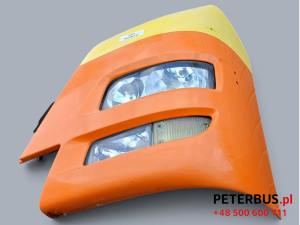 Narożnik przedni MAN A21, lewy przód, od strony kierowcy, wraz z kompletem lamp, oryginał NEOMAN nr 88.79201.5021, nr 569.01.000.04, MAN 81.25101.6457 