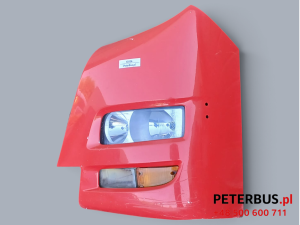 Narożnik przedni MAN A21, lewy przód, od strony kierowcy, wraz z kompletem lamp, oryginał NEOMAN nr 88.79201.5021, nr 569.01.000.04, MAN 81.25101.6457