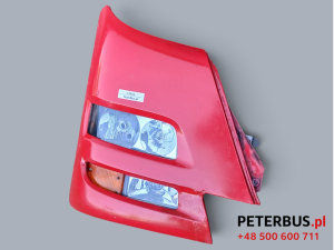 Narożnik przedni MAN A21, prawy przód, od strony drzwi, wraz z kompletem lamp, oryginał NEOMAN nr 88.79201.5020, nr 569.02.000.04, MAN 81.25101.6456 