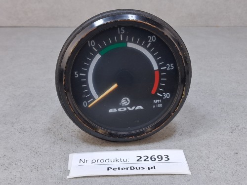 22693, Obrotomierz BOVA EURO 3, Futura FHD, FLD, licznik obrotów B-241784  - ładne gniazda podświetlenia, nr 888 105 006  (7).jpg