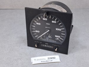 Tachograf analogowy MANNESMANN KIENZLE Typ 1318.27, na kluczyk, 24V, kwadratowy przód, SETRA 315, rejestrujący pracę dwóch kierowców, rok produkcji 2000, nr 7 722 001 000