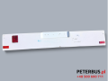 13083, Zderzak tylny Mercedes O345 Conecto, oryginał tył, biały, wymiary szerokość 202,5 x 31,5 cm wysokości, dwa mocowania (1).png