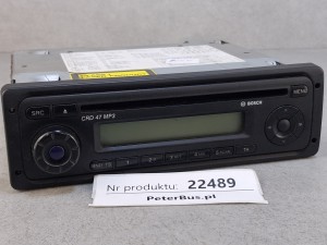 Radio autobusowe BLAUPUNKT COACH CRD 47 MP3 - GWARANCJA, radio 100% sprawne - NIE DZIAŁA odtwarzacz CD 