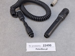 Mikrofon BLAUPUNKT CDM-07-S, wtyczka na 4 PINY, kabel, cienki mikrofon - ORYGINAŁ - 100% sprawności GWARANCJA