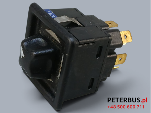 22731, Pokrętło sterujące lusterkami zewnętrznymi, elektrycznymi, 9 PINów, zasilanie 24V, sterowanie lusterkami, przełącznik lusterek lewe i prawe (6).png