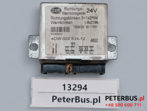 Przekaźnik, przerywacz kierunkowskazów BOVA Futura HELLA 4DW 002 834-12, TBB35