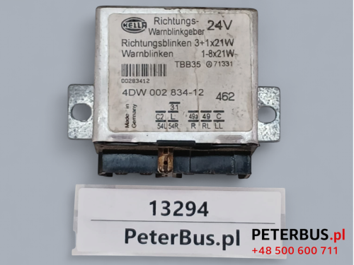 13294, Przekaźnik, przerywacz kierunkowskazów BOVA Futura HELLA 4DW 002 834-12, TBB35 (4).png
