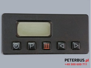 Panel sterowania, sterownik ogrzewania postojowego WEBASTO nr 8EU 007 696-03, ZGS 002, Eberspracher nr 22 1000 30 43 00, Webasto 84 785 A, Mercedes 0008272670 
