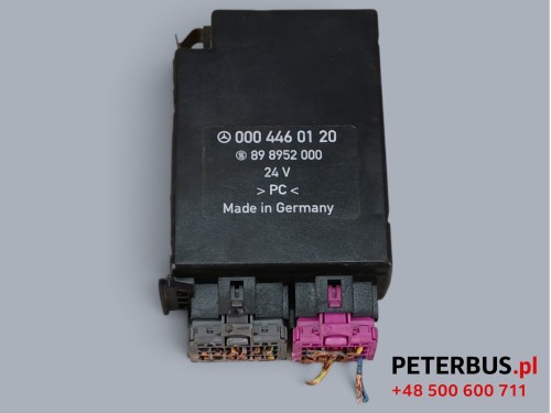 13571a, Moduł sterujący, sterownik autobusu Mercedes nr 000 446 01 20, nr 89 8952 000, 24V, rok produkcji 2000 (4).jpg