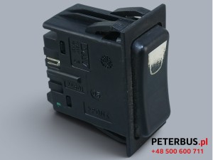 Klawisz, przycisk, włącznik świateł awaryjnych, 6 PINów, DAV 24601 