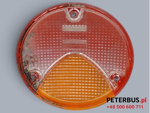 13725, Klosz lampy tylnej BOVA Futura EURO 4, TEMSA Opalin 9, z kierunkowskazem, średnica 12 cm , mocowany na 3 śruby, HELLA nr 9803, klosz łączony (2).jpg