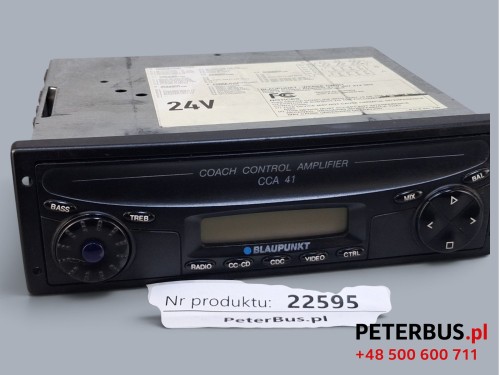 22595,  Wzmacniacz autobusowy BLAUPUNKT CCA 41, 7 607 272 002 - 100% sprawny - GWARANCJA  (9).jpg