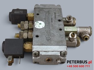 Elektrozawór otwierania drzwi VAN HOOL - EOS Masats 2129A + dwie cewki FLO CONTROL 22120 D 24