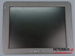 Monitor autobusowy Crystal View 15 cali, TFT Coach Monitor model CV-1506, używany